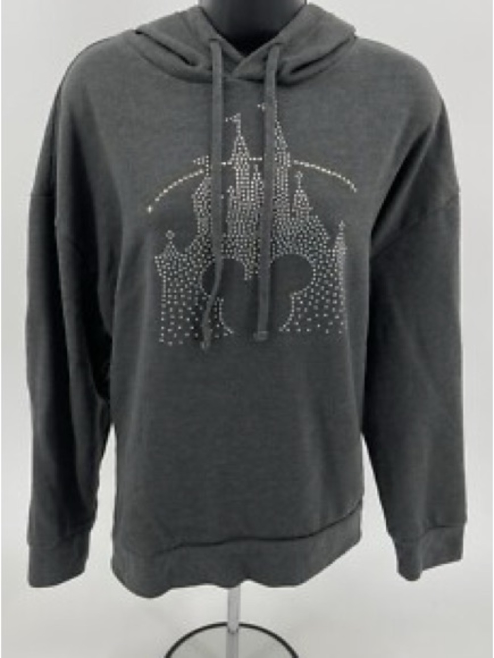 Disney Gray Fleece Hoodie with stones